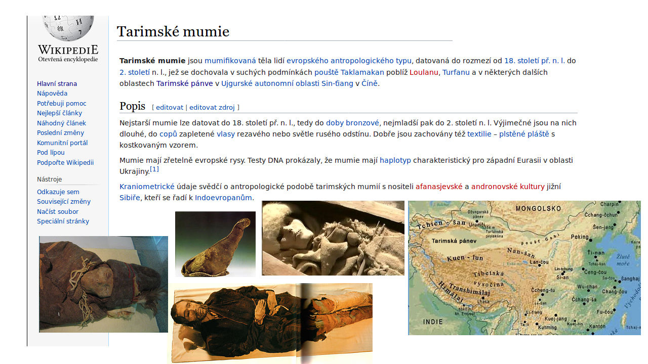 Filtr Znalostí - Tarimské mumie