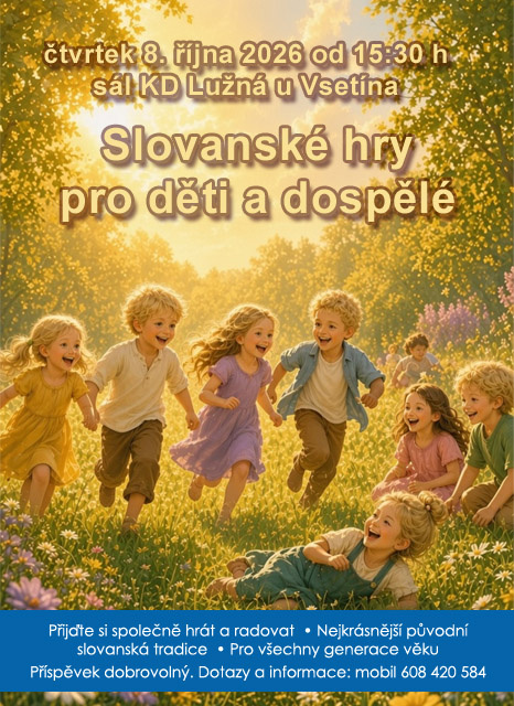 letecek „Slovanske hry pro deti a dospele“ (8.10.2026, Luzna u Vsetina)